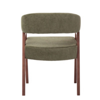 Product photo Ricco chair, Sharli 6 velour, legs beech stain antique walnut from the ChiedoCover company.
