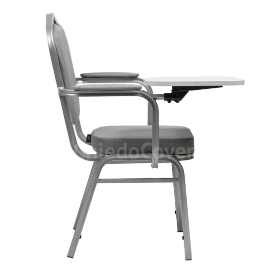 Hit 25 mm silver chair with armrests and music stand - صور 4