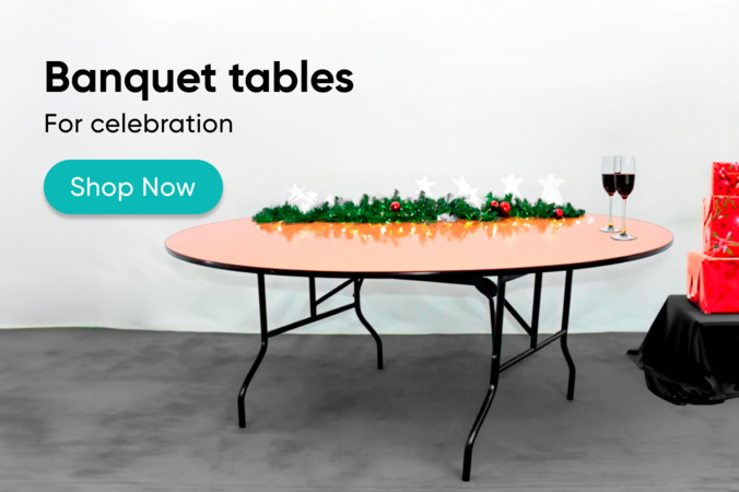 شعار شركة تشيدوكوفر Banquet tables