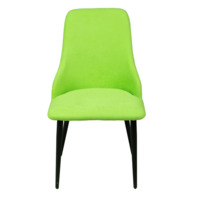 Product photo Aer chair, black legs, light green velour from the ChiedoCover company.