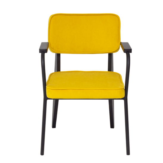 Mix chair, velour yellow - photo 5