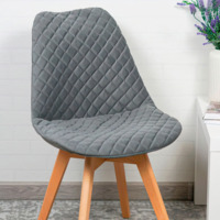 Product photo Frankfurt chair cover, small diamond, grey from the manufacturer ChiedoCover, product picture, real product photo