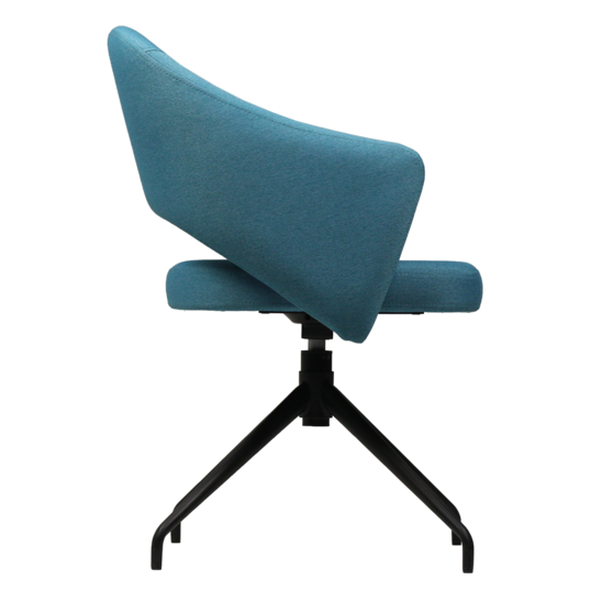 Fly chair, blue matting, swivel base - photo 2