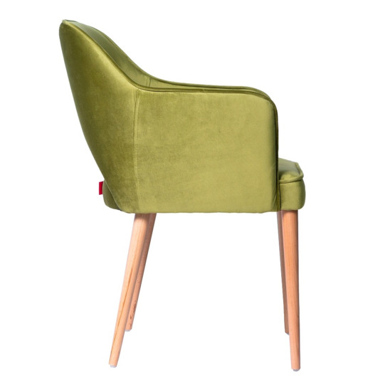 Rose chair, olive, legs - lacquer - photo 3