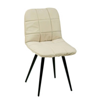 Product photo Chair cover with CHILLY backrest, large stitching, beige from the manufacturer ChiedoCover, product picture, real product photo