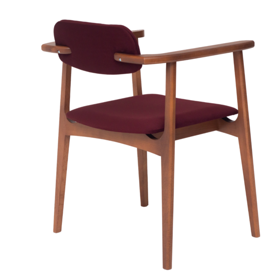 Gavi chair, velour Velutto 29, frame beech stain light walnut - photo 3