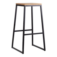 Product photo Bar stool, black frame from the manufacturer ChiedoCover, product picture, real product photo