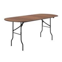 Product photo Table Leader 5, 1800x800, walnut, black from the manufacturer ChiedoCover, product picture, real product photo