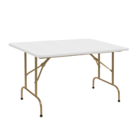 Product photo Table Leader 1, 1200x600, white, champagne, without bumpers from the manufacturer ChiedoCover, product picture, real product photo