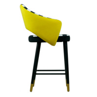 Product photo Fly bar stool, combined velour, beech legs from the ChiedoCover company.