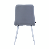 Product photo Olys chair, velour grey from the ChiedoCover company.