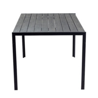 Product photo Collapsible Patio table, solid coniferous wood, black moire from the ChiedoCover company.