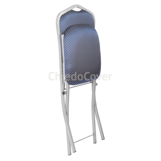 Hit 20mm folding chair, silver, blue crown - photo 3