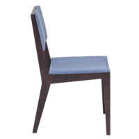 Product photo Laki chair, velour blue from the ChiedoCover company.