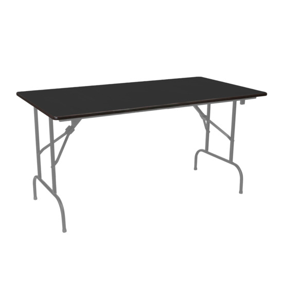 Table Leader 1, 1500x800, black, silver - photo 1