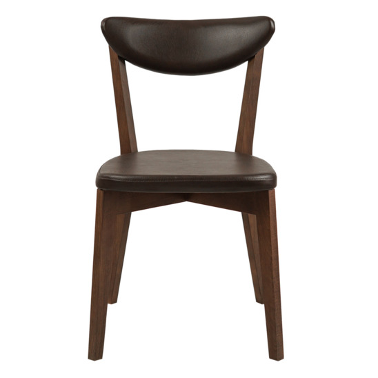 Ruby chair, eco-leather brown Cometa dark Brown, antique walnut - photo 4