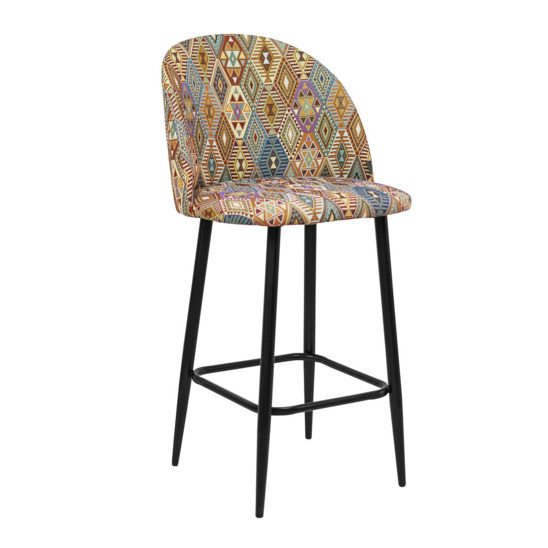 Solar semi-bar stool, Arrabes tapestry, 65 cm - photo 1