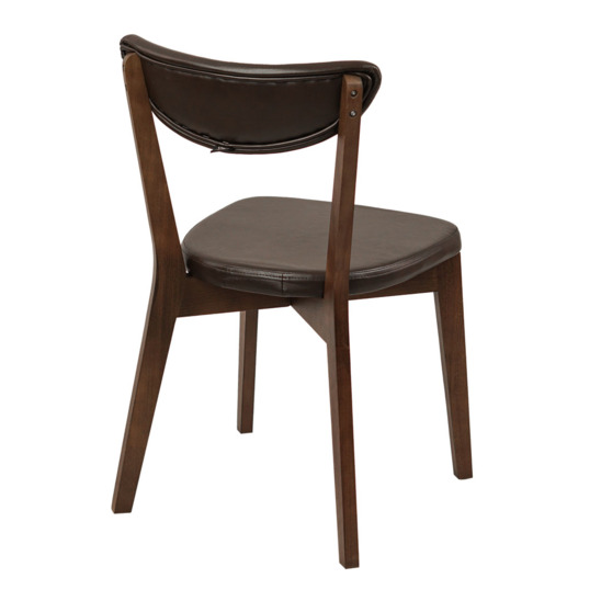 Ruby chair, eco-leather brown Cometa dark Brown, antique walnut - photo 3