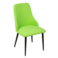 Product photo Aer chair, black legs, light green velour from the manufacturer ChiedoCover, product picture, real product photo