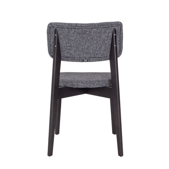 Topas chair, Milano57 Marengo matting, beech legs, black stain - photo 4