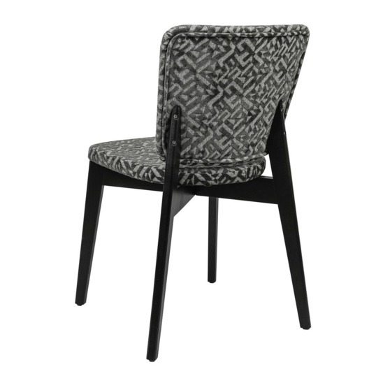 Safir chair, Elegancia/ black frame - photo 3