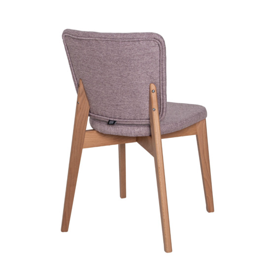 Safir chair, Lira 31 Lilac matting, beech lacquered legs - photo 3