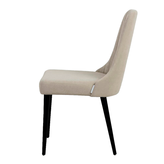 Kongsberg chair, light beige, black legs - photo 2