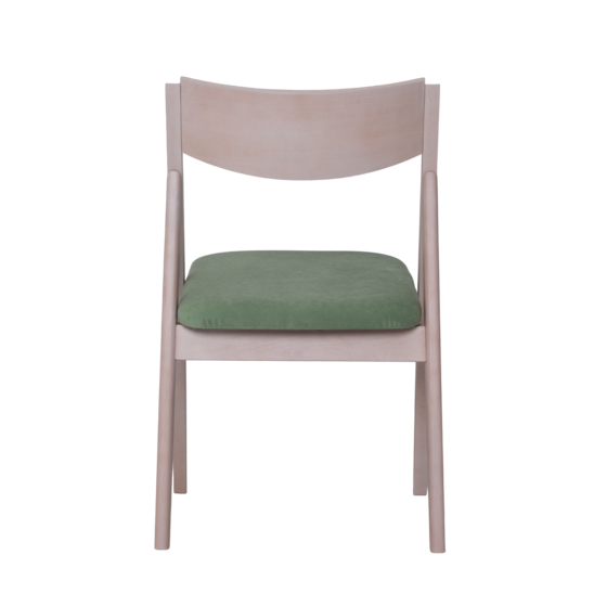 Clack chair, velour Teddy 338, beech lacquer - photo 5