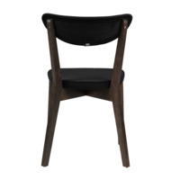 Product photo Ruby chair, velour Velutto-34 black, stain wenge from the ChiedoCover company.