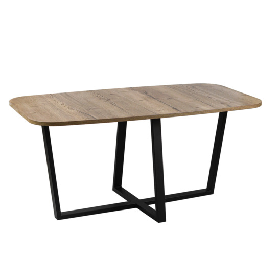 Loft 76 table, chipboard Oak Halifax tobacco 1600x800 - photo 1