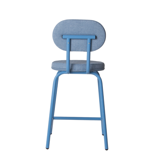 Toys semi-wooden chair, Romeo 09 matting, metal legs RAL 5024 - photo 5