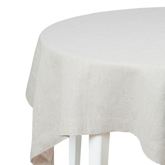 Square tablecloth, classic linen - photo 1