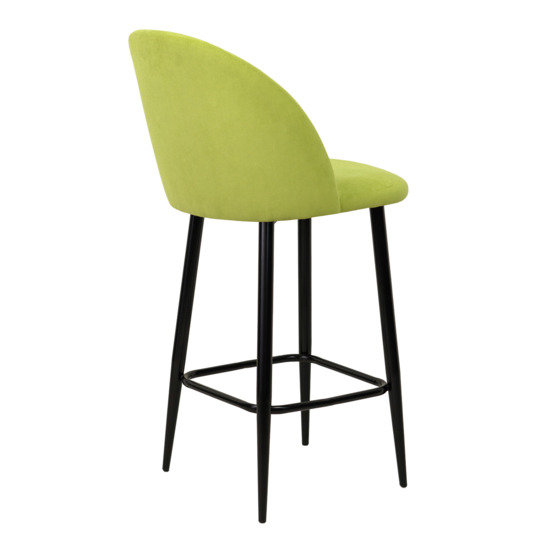 Solar semi-bar stool, light green, seat height 65 cm - photo 4