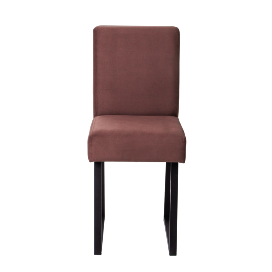 Train chair, velour Velutto 036, metal black moire - photo 2