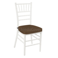 Product photo Chiavari chair cushion 01, 5 cm, brown from the manufacturer ChiedoCover, product picture, real product photo