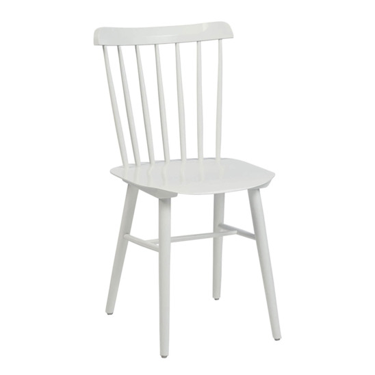 Tucker chair, white wooden - photo 6