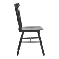 Product photo Tucker chair, black wooden from the ChiedoCover company.