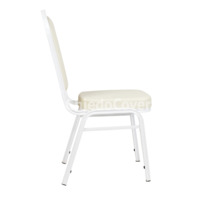 Product photo Chair Hit 25mm - white, leatherette white from the ChiedoCover company.