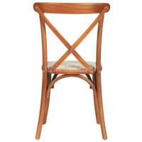 Product photo Crossback chair, light walnut, with cushion from the ChiedoCover company.