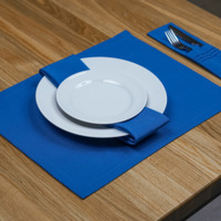 Product photo A set of placemats and couverts for 2 devices, blue from the manufacturer ChiedoCover, product picture, real product photo