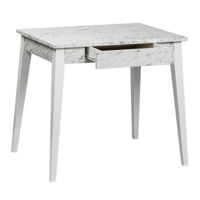 Product photo Kitchen table Graph, white marble from the ChiedoCover company.