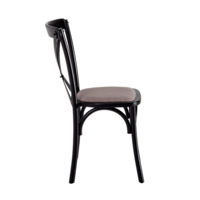 Product photo Crossback chair with cushion, Espo 82 matting, beech frame from the ChiedoCover company.