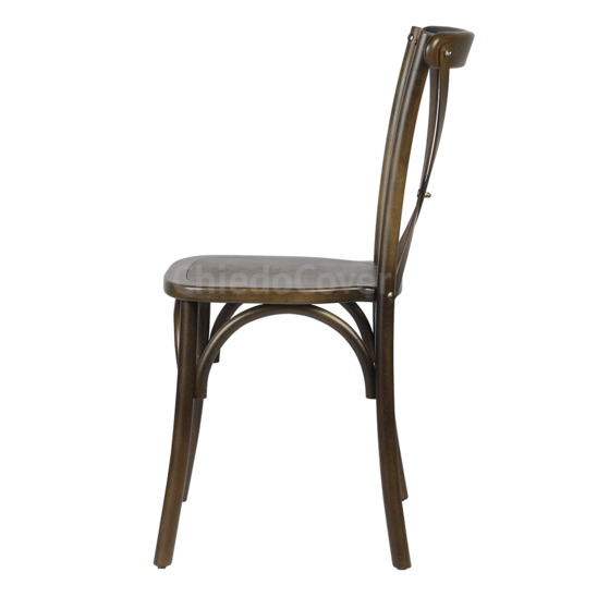 Crossback chair wood, wenge - photo 3