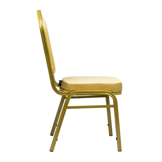 Chair Hit 25mm - gold, beige crown - photo 2