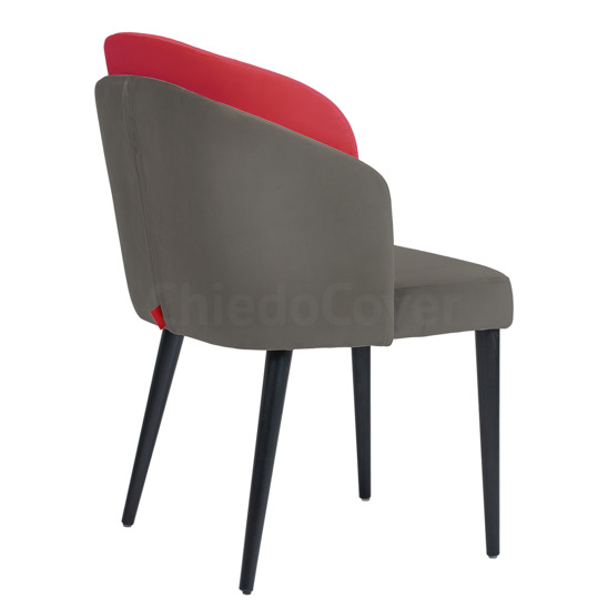 Lily half-crown, dark grey - red - photo 5