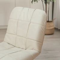 Product photo Chair cover with CHILLY backrest, large stitching, beige from the ChiedoCover company.