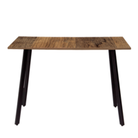 Product photo Loft Ray table, 1100x650x760 mm H1330 Oak Santa Fe vintage, legs RAL 9005 matt from the ChiedoCover company.