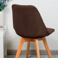 Product photo Frankfurt chair cover, large diamond, brown from the ChiedoCover company.