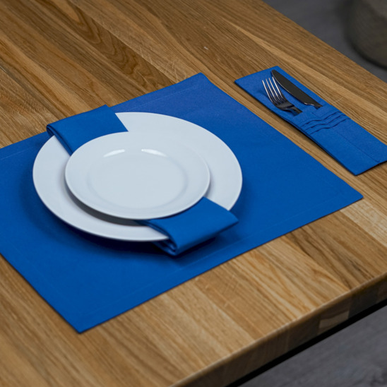 Placemat, gabardine blue - photo 8