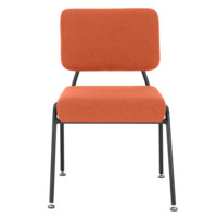 Product photo Knox dining chair, orange from the ChiedoCover company.